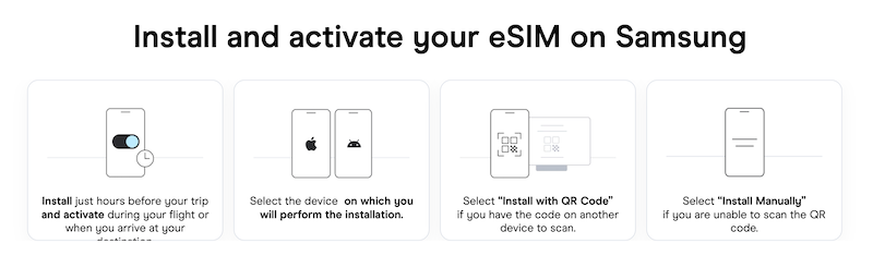 instalar eSIM China en Android